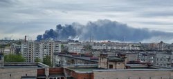 Вогонь і чорний дим: у РФ горить найбільший металургійний комбінат "Северсталь"