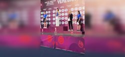 Россиянки сбежали от гимна Украины с подиума после поражения на чемпионате Европы (видео)