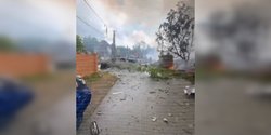 Снесло дома возле полигона: появились кадры с последствиями удара РФ по Киевской области (видео)