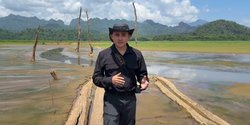 В Таиланде спустя десятилетия из-под воды показалась знаковая "Дорога смерти"