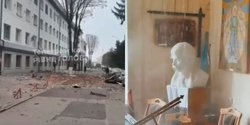 Удар по Ровно: число раненых возросло до 14, в учебном заведении поврежден фасад