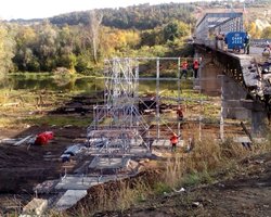 Боевики не выполняют взятые обязательства по ремонту моста в Станице Луганской,  – штаб ООС