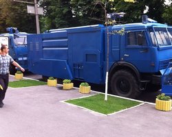 В милиции объяснили появление водометов на улицах Киева