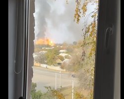 ЗСУ вдарили по Луганську і уразили склад з артилерійськими боєприпасами, — ОВА (відео)