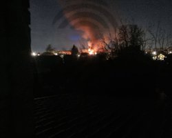 Російський Курськ атакували БпЛА: у місті здійнялася пожежа (фото, відео)