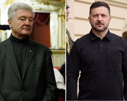 Встреча Порошенко и Зеленского была напряженной: пятый президент принес распечатки с "фотожабами"