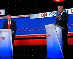 Україна, Ізраїль і майбутні вибори: як пройшли дебати Байдена і Трампа