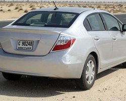 Новый седан Honda Civic сфотографировали без камуфляжа