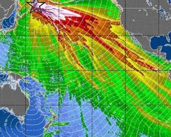Уперше в історії гігантське цунамі зафіксували з космосу: охопило весь Тихий океан (фото)