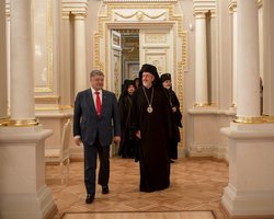 Вселенский патриарх: Конечная цель – дать украинской церкви автокефалию
