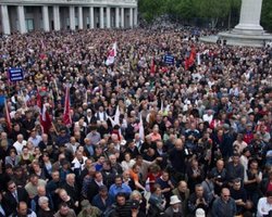 В Тбилиси спецназ разогнал акцию протеста 