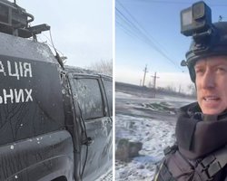 "Не доїхав": росіяни атакували дроном волонтера Христова на Харківщині (фото)