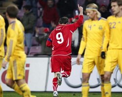 Сборная Украины сыграла со сборной Швейцарии вничью