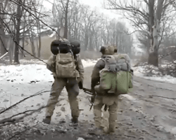 "Уникальные кадры": бойцы Нацгвардии показали, как выглядит Авдеевка (видео)