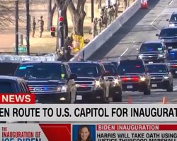 Инаугурация Байдена: часть военных якобы повернулись спиной к президентскому кортежу (видео)