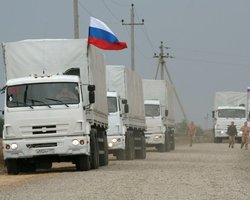 ОБСЕ зафиксировала автоколонну на границе с РФ