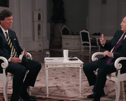 Дорікання Зеленському, мирний діалог та Третя світова: що Путін розповів в інтерв'ю Карлсону