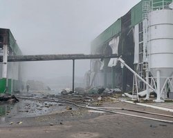 Три БпЛА атакували ТЕЦ: ЗС РФ розбомбили першу в Україні станцію на біомасі (фото)