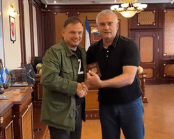 Коллаборант Стремоусов опять сбежал из Херсона, на этот раз в Крым (видео)