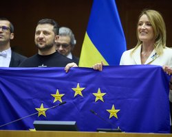 Настало время переговоров по вступлению Украины в Евросоюз, — Зеленский