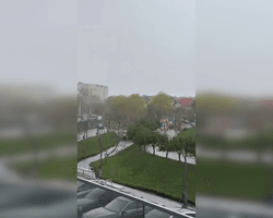 Град і штормовий вітер накрили захід України: негода рухається далі (відео)