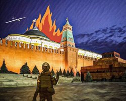 От "Киев за три дня" до "Путин не пострадал": интернет-мемы про атаку дронов на Кремль