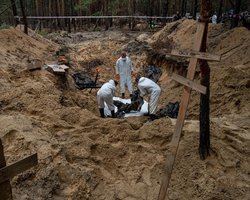 В освобожденной части Харьковщины найдены тела 534 убитых мирных жителей