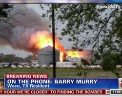 Взрыву завода в Техасе предшествовал пожар