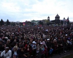 В Армении начались протесты в городе Гюмри