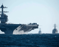 США направлили в Средиземное море мощнейшую авианосную группу: зачем стягивают силы (фото)