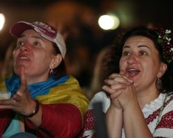 Как украинцы футбол смотрели