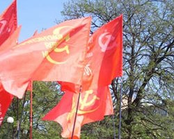 Пять тысяч коммунистов собрались в Киеве на митинг в честь 1 мая