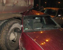 В Харькове столкнулись 7 автомобилей