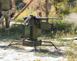 Будут бить из засады: ВСУ показали пулемет с дистанционным управлением "Тарантул" (видео)