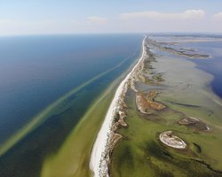 Подрыв Каховской ГЭС: из-за наводнения Кинбурнская коса стала островом