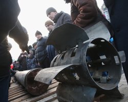 В Киеве открылась выставка трофейной военной техники из Донбасса