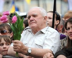 В Луцке состоялось шествие ветеранов и митинг воинов УПА