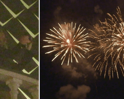 Вечеринка Тищенко: "Схемы" засняли двух нардепов в отеле, Скичко и салют возле здания (видео)