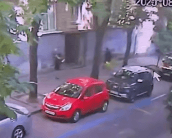 Вбивство Парубія у Львові: з'явилося відео з камер спостереження