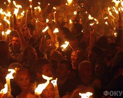 В храме Гроба Господня сошел Благодатный огонь