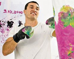 На аукционе продадут картину Владимира Кличко