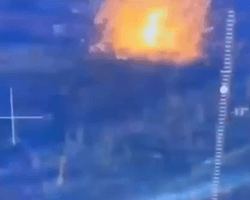 Яскравий спалах: в районі Бахмута бійці ЗСУ застосували ПТРК "Стугна" по ворожій техніці (відео)