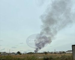 "Неправильная сварка": в Феодосии горела нефтебаза после объявления тревоги (видео)