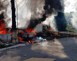 Обстріл Херсона: постраждала матір врятувала 2-місячну доньку з палаючого автомобіля (відео)