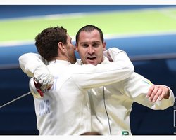 Украинские шпажисты уверенно победили россиян в 1/4 финала Олимпиады