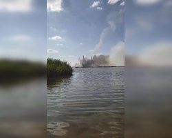 На Рязанській ГРЕС в РФ прогриміли вибухи: станція охоплена димом, — росЗМІ (відео)