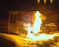 "Почалась паніка": партизани спалили майно армії РФ у Московській області (фото, відео)