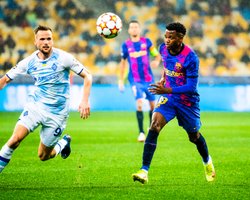 Золотой мальчик: гол Ансу Фати принес "Барселоне" победу над "Динамо"