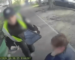 Теракт в Киеве: генпрокурор показал кадры с боди-камер сбежавших полицейских