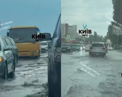 Киев и Винницу накрыло сильными дождями: на улицах городов есть значительные подтопления (видео)